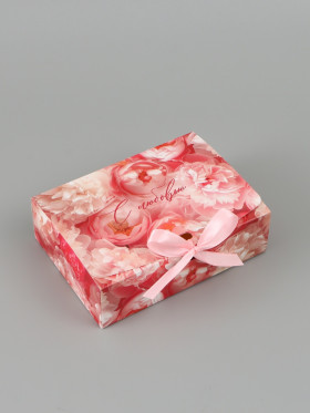 Коробка 16,5х12,5х5 см "С Любовью"  