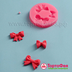 Молд Бантики мини, 3 шт 