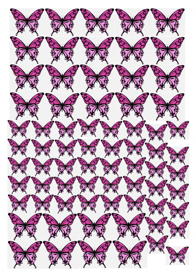 Бабочки Сиреневые