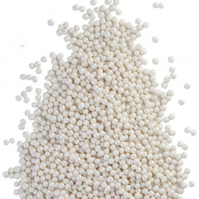Шарики рисовые в глазури. Жемчужно-белый 3-4 мм, 25 г