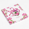 Коробка 21х21х3 см с прозрачной крышкой "8 Марта"