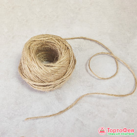 Шпагат джутовый неокрашенный 2 мм / 5 м