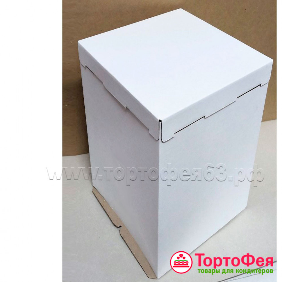 Коробка для торта 39х39х55 см