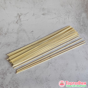 Шпажки бамбуковые большие, 40 см (усиленные 4 мм), 10 шт  