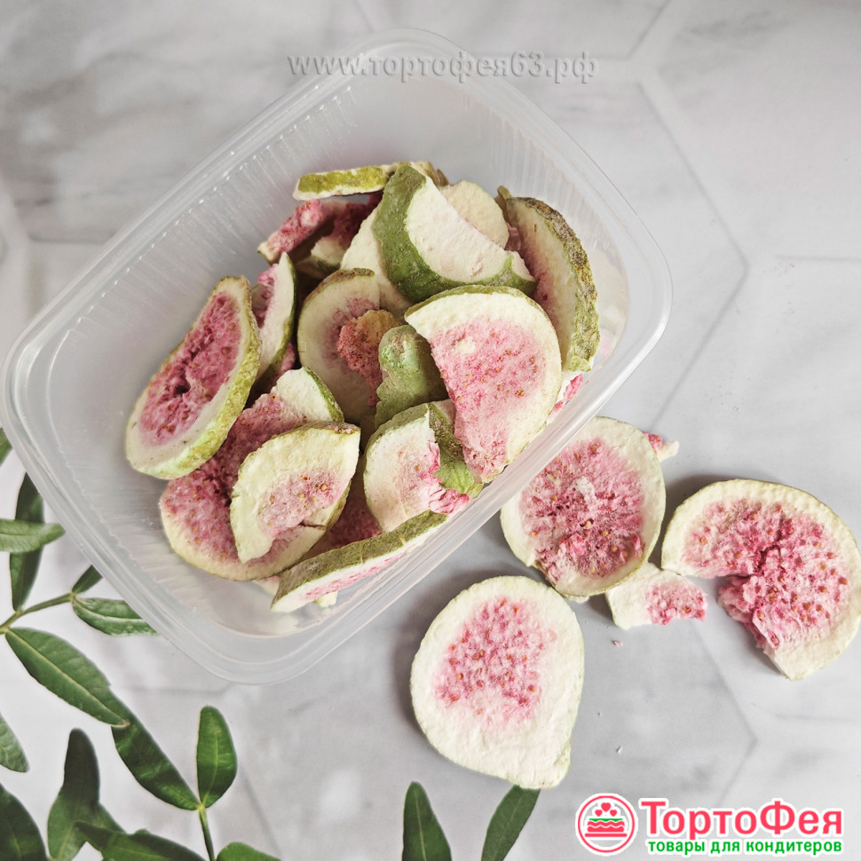 Инжир зеленый сублимированный, половинки / 20 г Инжир зеленый сублимированный, половинки / 20 г