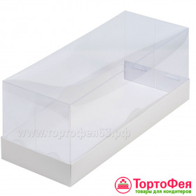 Коробка для рулета 30х12х12 см с прозрачным куполом