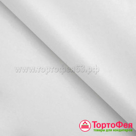 Бумага упаковочная тишью, Белая, 5 листов