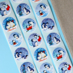 Набор наклеек &quot;Пингвинчики&quot;, 10 шт