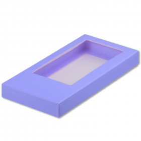 Коробка для шоколадной плитки 16х8х1,7 см, Лаванда