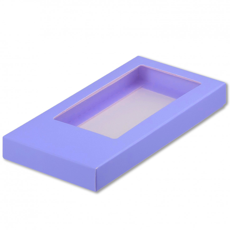 Коробка для шоколадной плитки 16х8х1,7 см, Лаванда