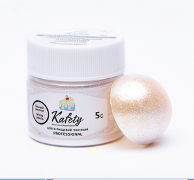 Кандурин плотный &quot;Kafety&quot;, Белый жемчуг / 5 г 