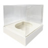 Коробка для 1 капкейка с прозрачным куполом
