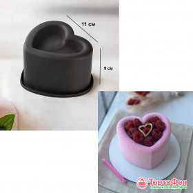 Силиконовая форма для мусса &quot;Сердце бенто&quot;