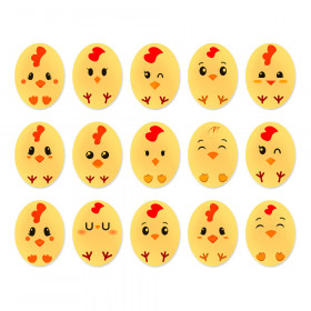 Сахарные мини-медальоны "Цыплятки" 1,5 см / 10 гр (~26шт)