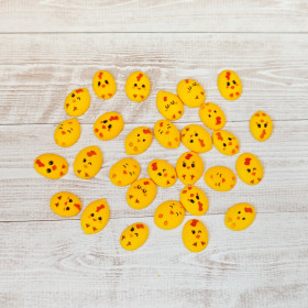 Сахарные мини-медальоны "Цыплятки" 1,5 см / 10 гр (~29шт)