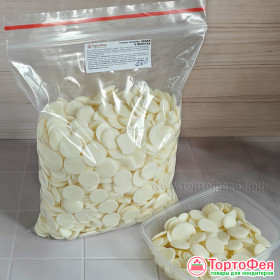 Глазурь кондитерская Белая в дропсах, Россия // 500 гр 