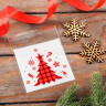 Пакетики с клеевым краем "Елочка" 10х10см, 10 шт 