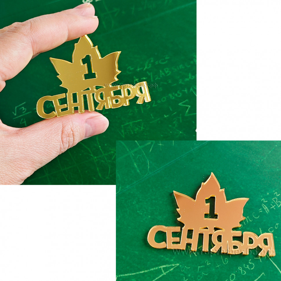 Декор из акрила "1 Сентября", 6 см / 1 шт