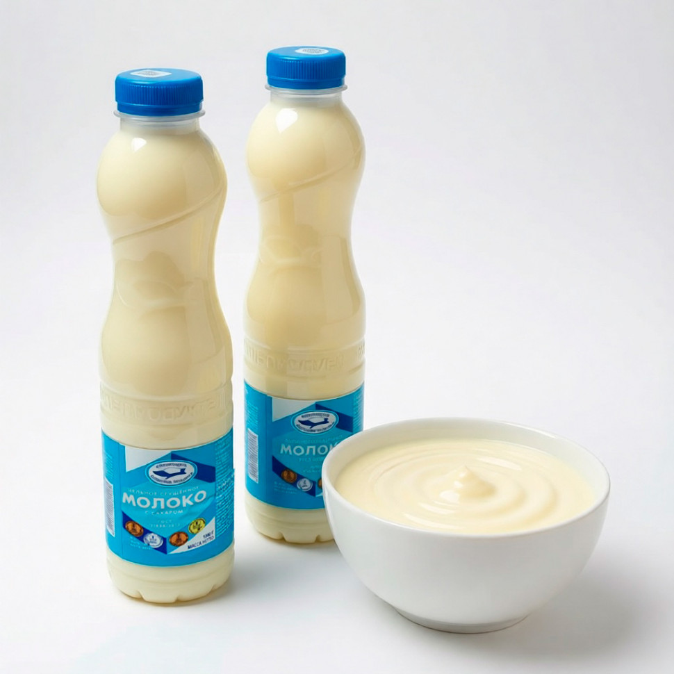 Молоко цельное сгущенное с сахаром, 1 кг