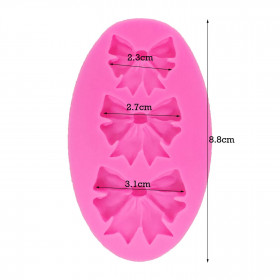 Молд Банты, 3 шт 