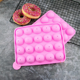 Форма силикон. для кейкпопсов &quot;Сферы&quot;, 20 шт