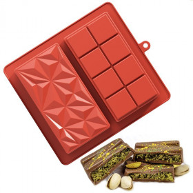 Форма силиконовая  &quot;Дубайский шoколад&quot; 2 в 1