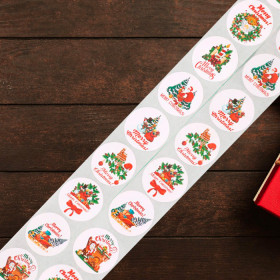 Набор наклеек &quot;Merry Christmas&quot;, 10 шт  