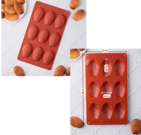 Форма силиконовая &quot;Мадлен&quot; 6,8см / 9 яч.