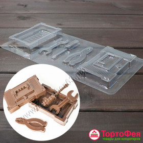 Форма пластиковая &quot;Ящик с инструментами&quot;    