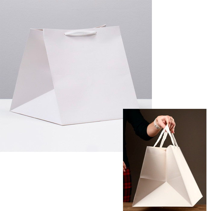 Пакет под торт 30 х 30 х 30 см, белый Пакет под торт 30 х 30 х 30 см, белый