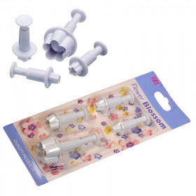 Вырубка-плунжер &quot;Цветок 3D&quot;, набор 4 шт