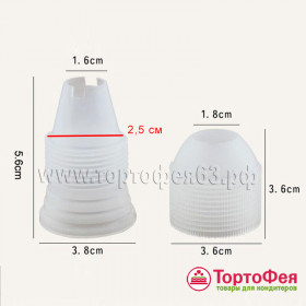 Переходник для кондитерских насадок, d 2.5 см