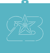 Трафарет + форма "23 февраля со звездой