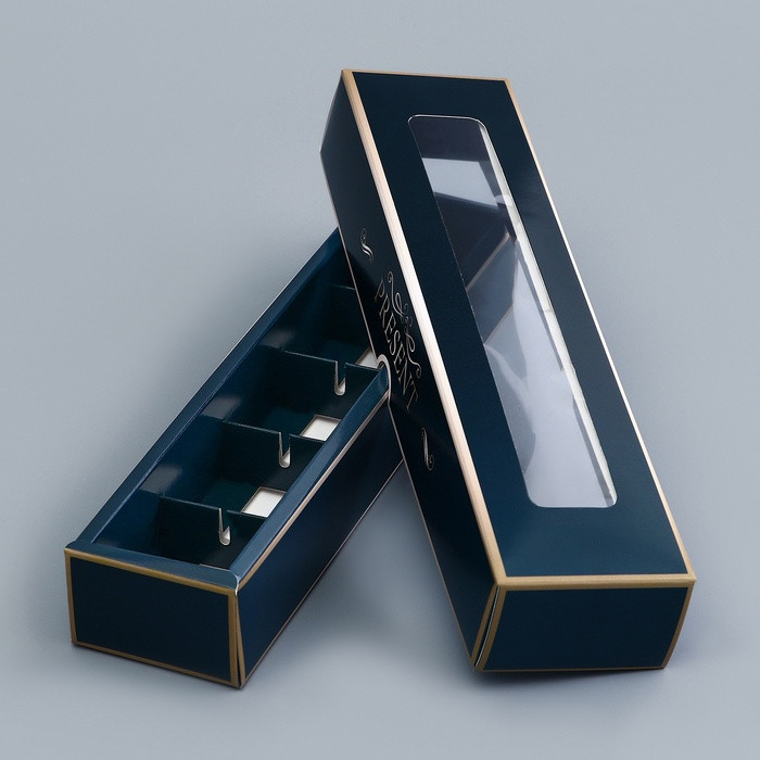 Коробка для 5 конфет с окном "Present"