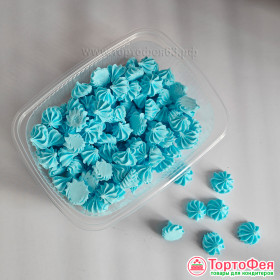 Сахарные фигурки &quot;Мини безе Голубые&quot;, 50 г