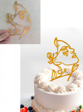 Украшение для торта «Девушка весна»