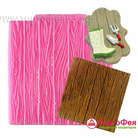 Молд Текстура дерева 10х10 см