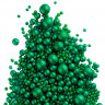 Шарики рисовые в глазури. Блеск "Зеленый" 2-13 мм, 20 гр       